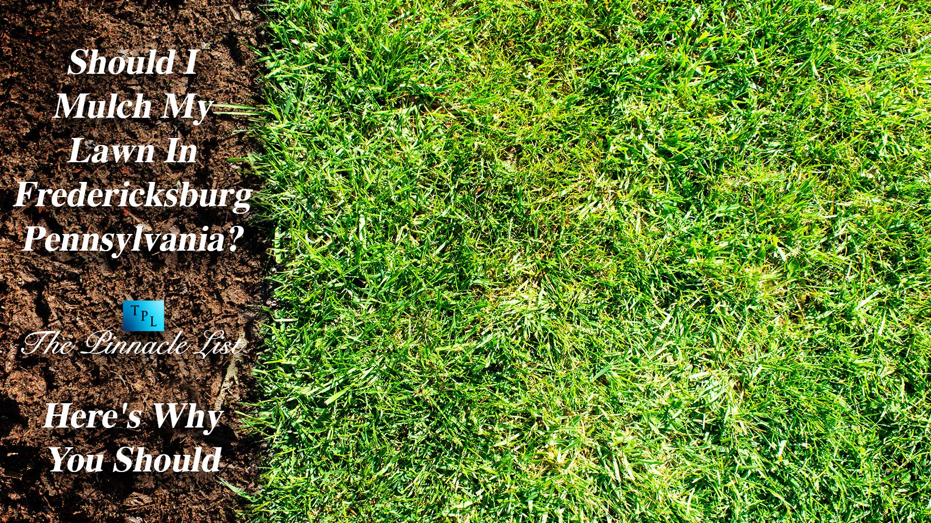 Should I Mulch My Lawn In Fredericksburg, Pennsylvania? Here's Why You Should