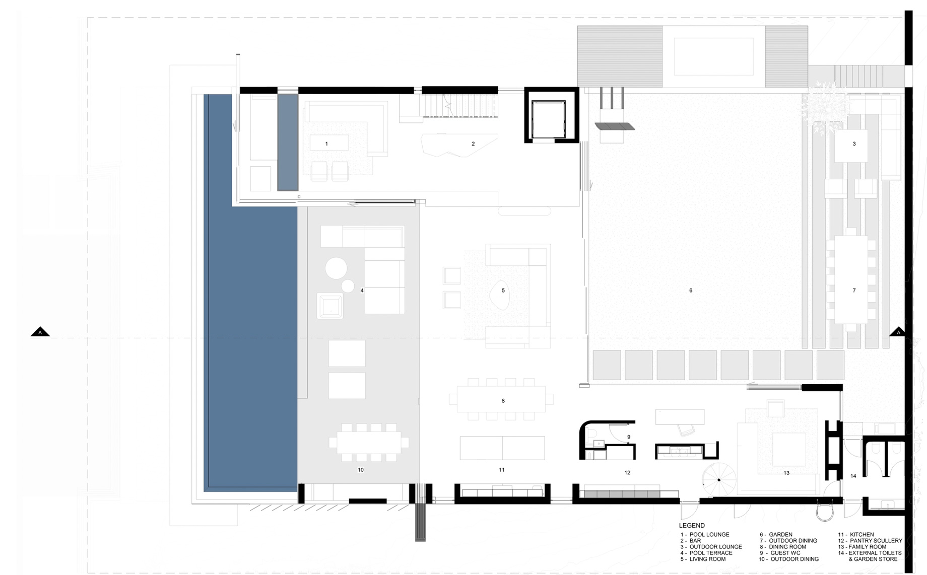 Beyond Villa – 7 Nettleton Rd, Clifton, Cape Town, South Africa – Level 5 Floor Plan