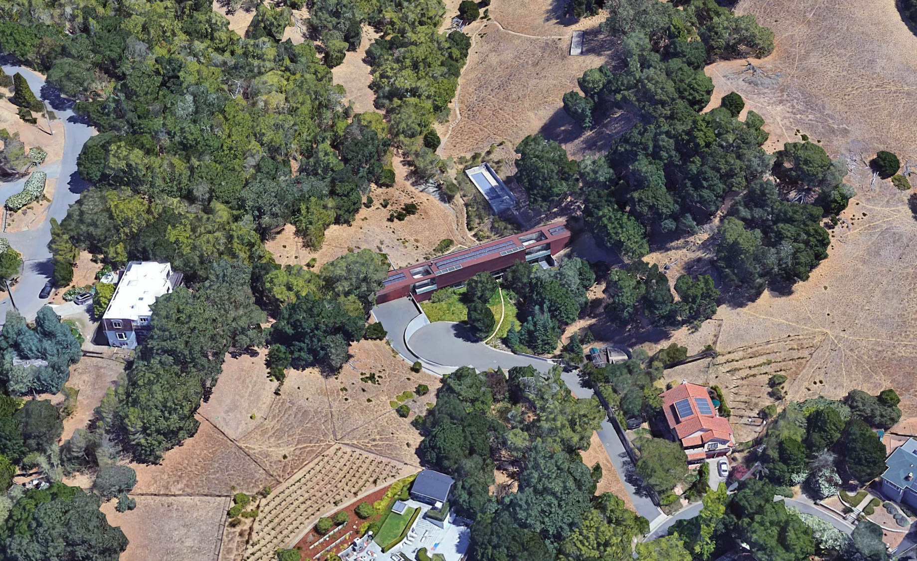 Bridge House Residence – Marin, CA, USA – Aerial
