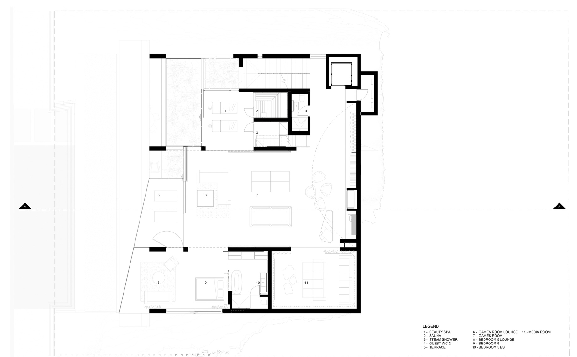 Beyond Villa – 7 Nettleton Rd, Clifton, Cape Town, South Africa – Level 3 Floor Plan