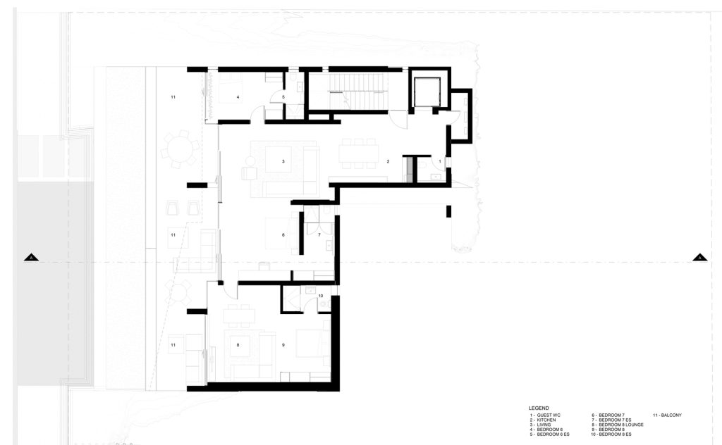 Beyond Villa - 7 Nettleton Rd, Clifton, Cape Town, South Africa - Level 2 Floor Plan