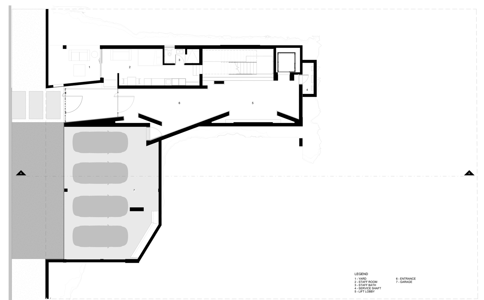 Beyond Villa – 7 Nettleton Rd, Clifton, Cape Town, South Africa – Level 1 Floor Plan