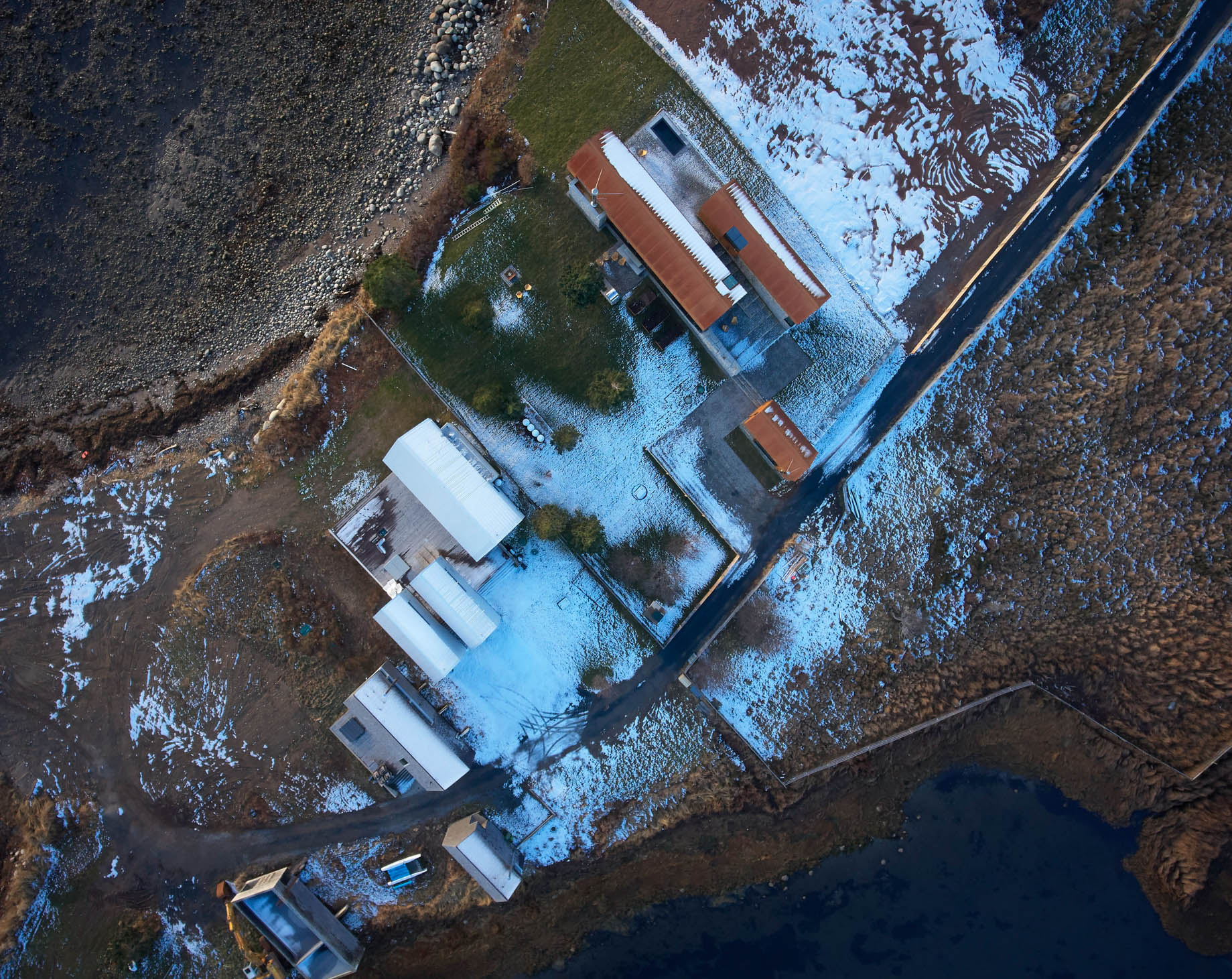 Smith House Residence - Upper Kingsburg, NS, Canada - Aerial