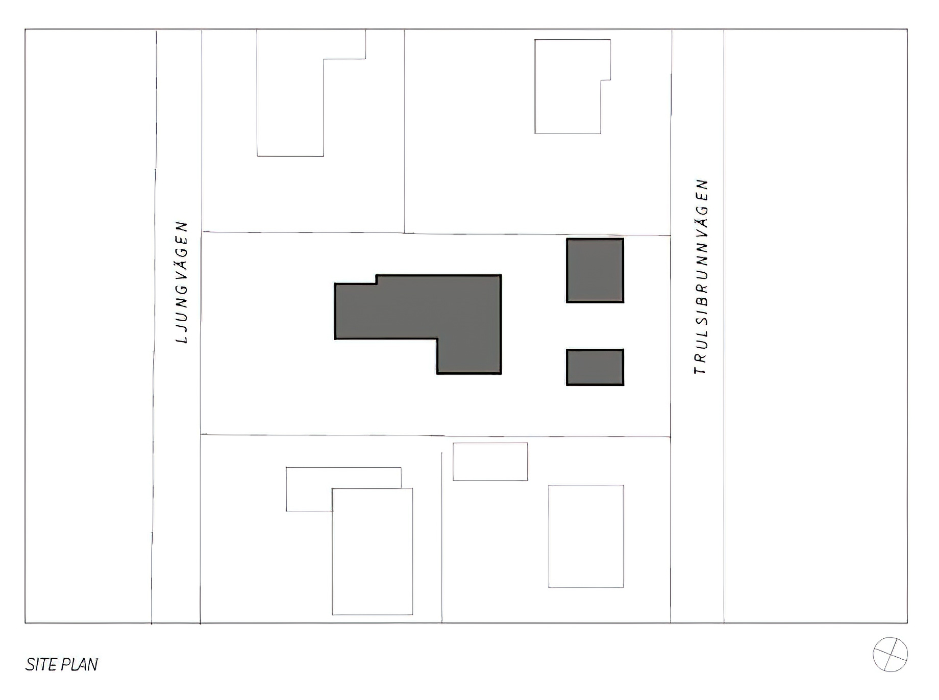 Villa Ljung Residence – Ljungvägen, Hollviken, Sweden – Site Plan