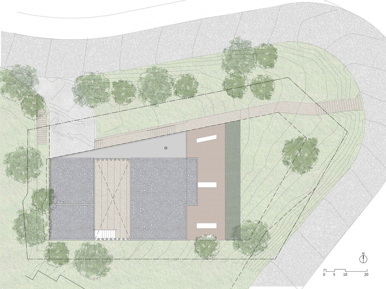 Mill Valley House - 185 Summit Ave, Mill Valley, CA, USA - Site Plan