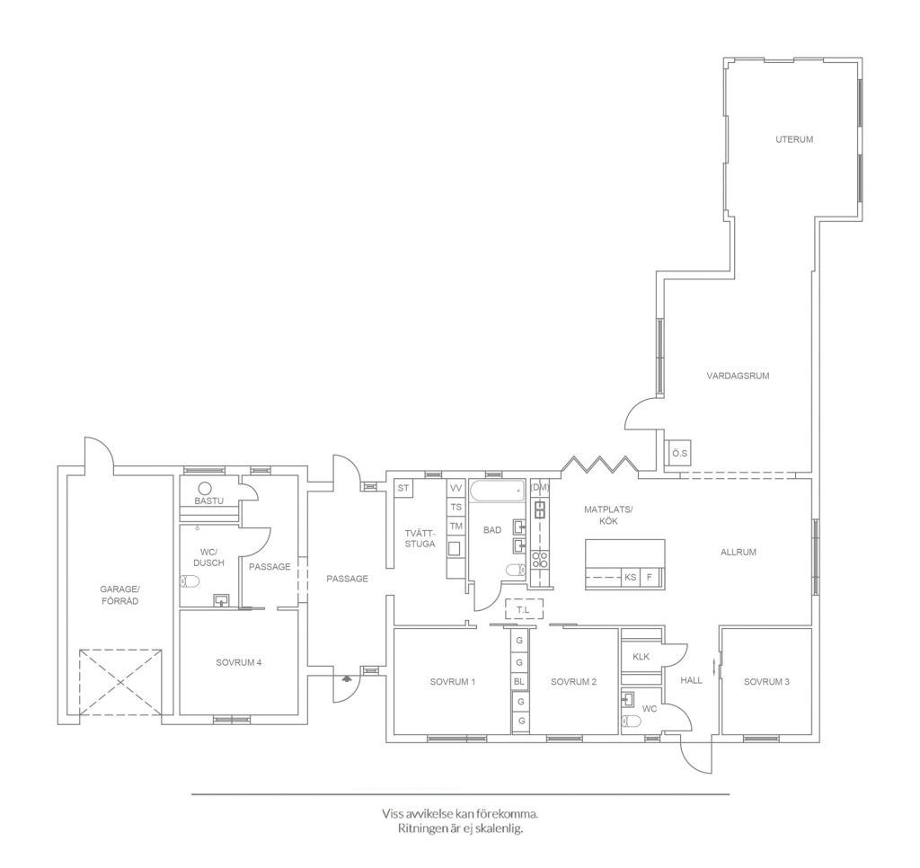 Månstigen 14 Villa Ljunghusen - Hollviken, Sweden - Floor Plan