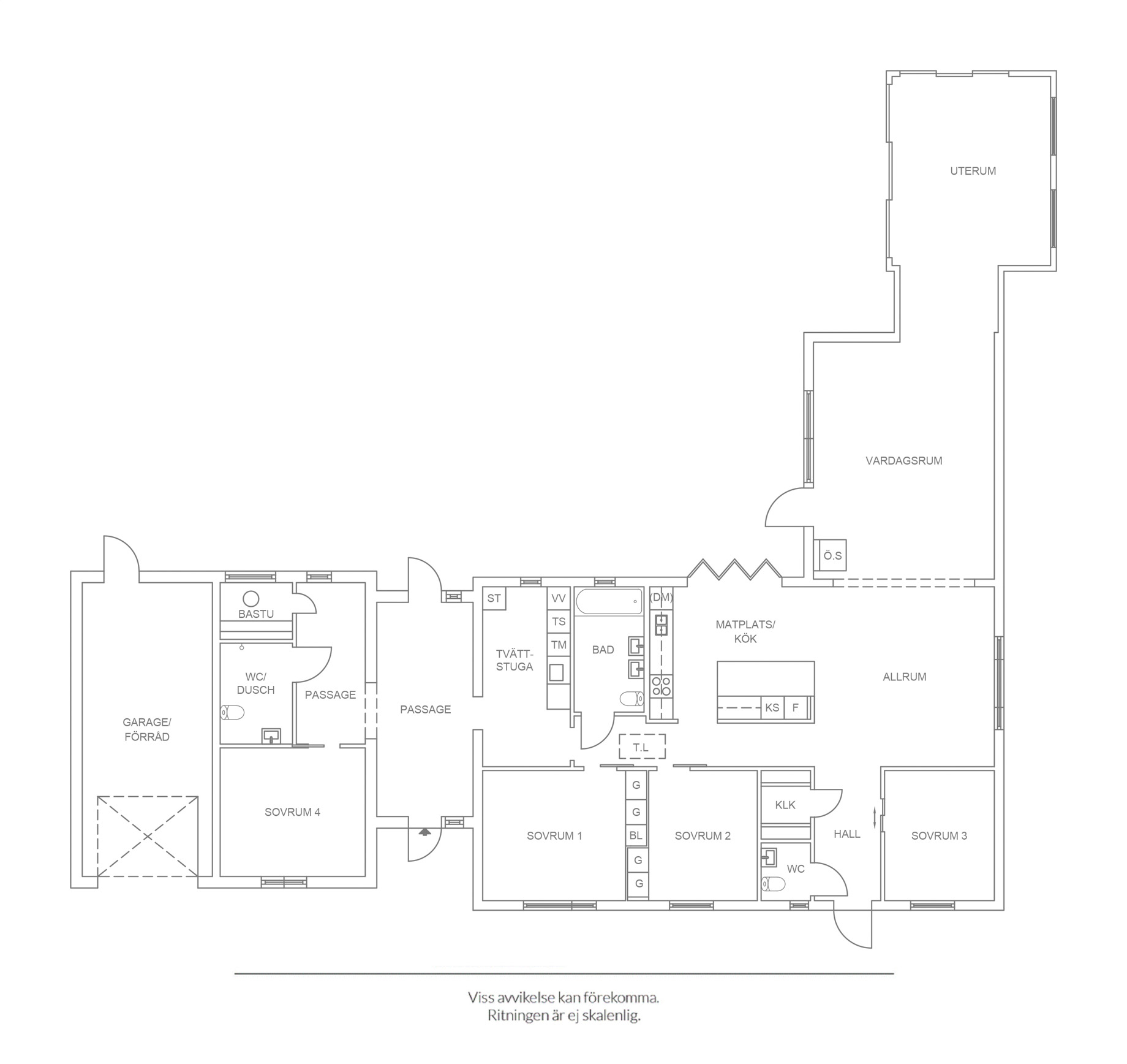 Månstigen 14 Villa Ljunghusen – Hollviken, Sweden – Floor Plan