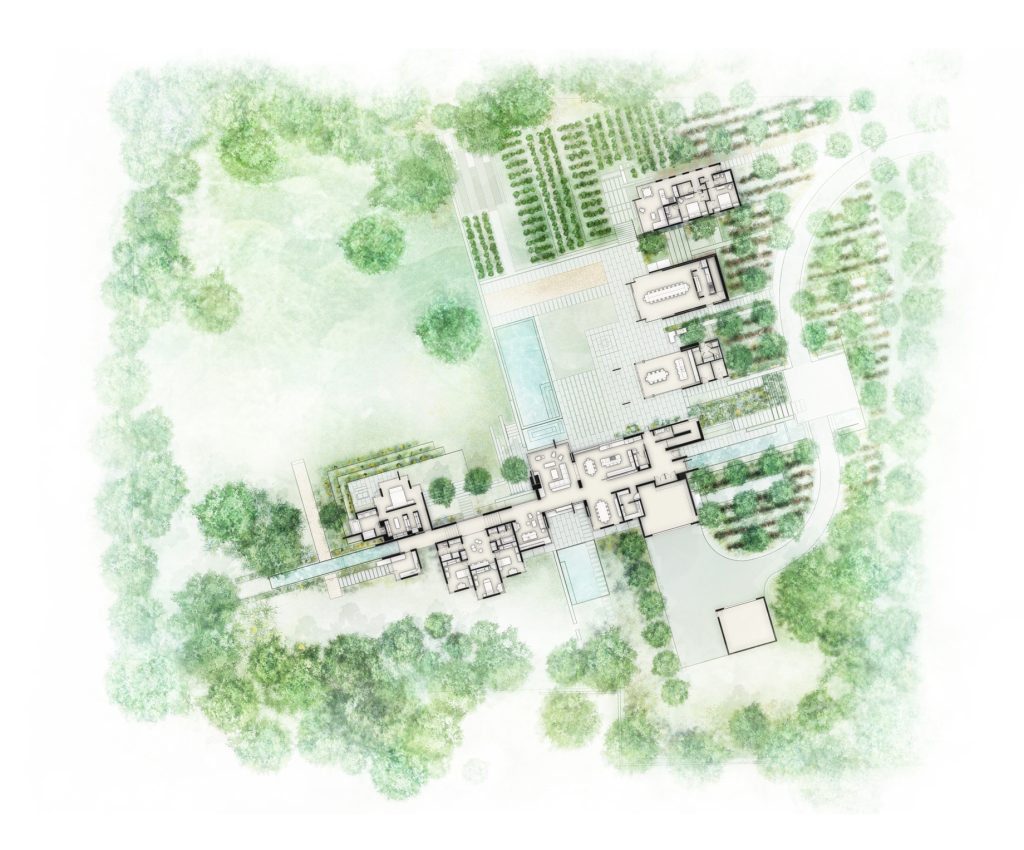 California Meadow House - Woodside, CA, USA - Floor Plan