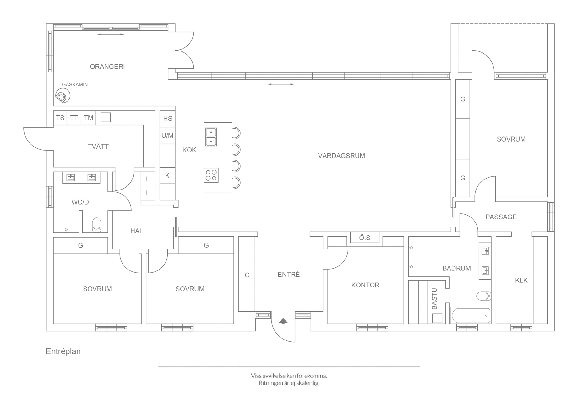 Ljungsätersvägen 11B Villa Ljunghusen – Hollviken, Sweden – Floor Plan