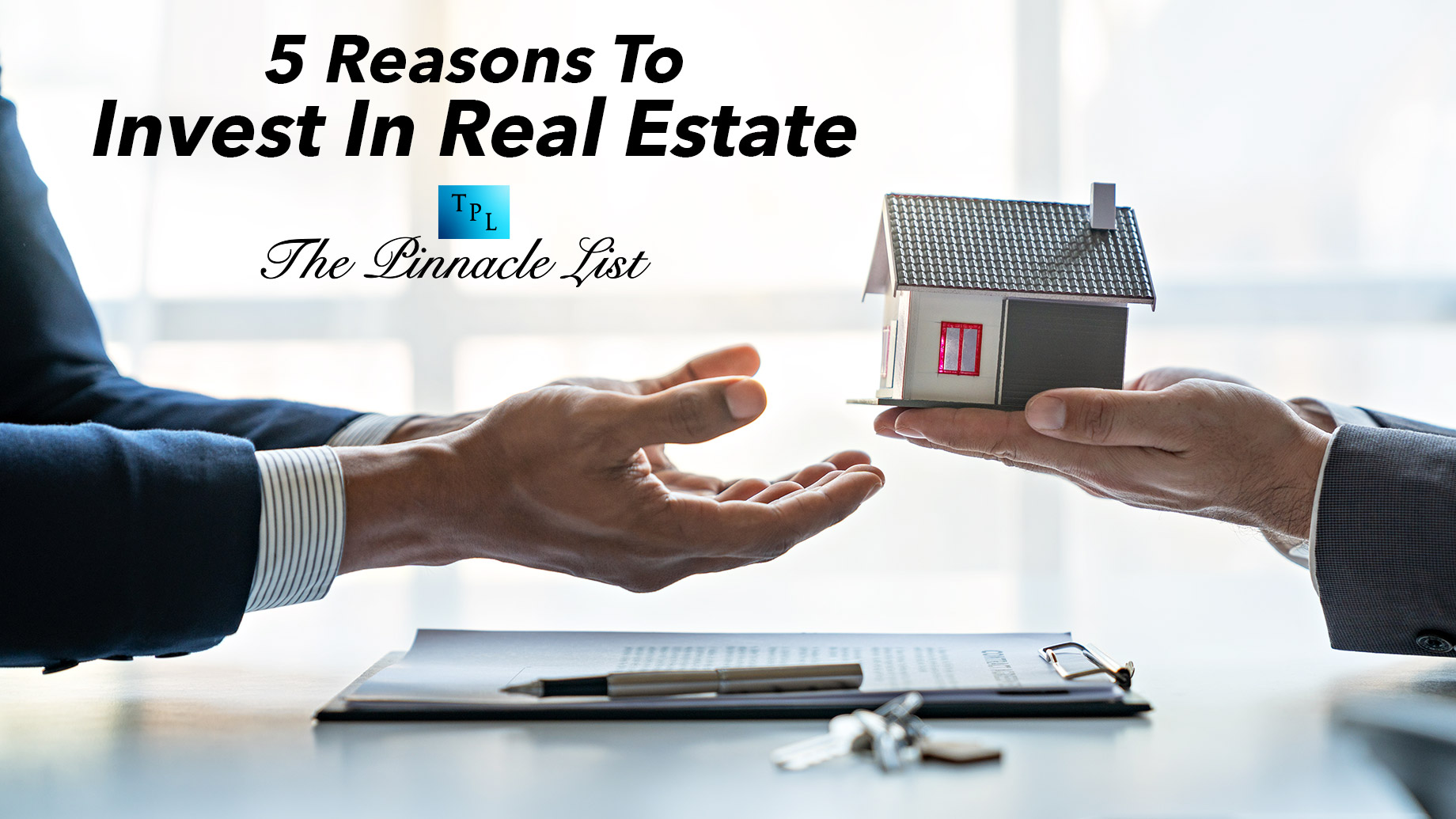 5 Reasons To Invest In Real Estate