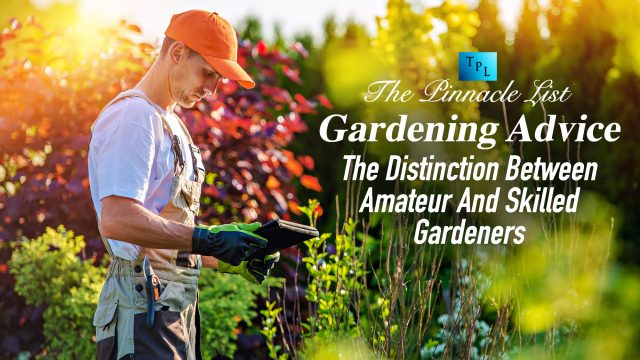 Gardening Advice: The Distinction Between Amateur And Skilled Gardeners