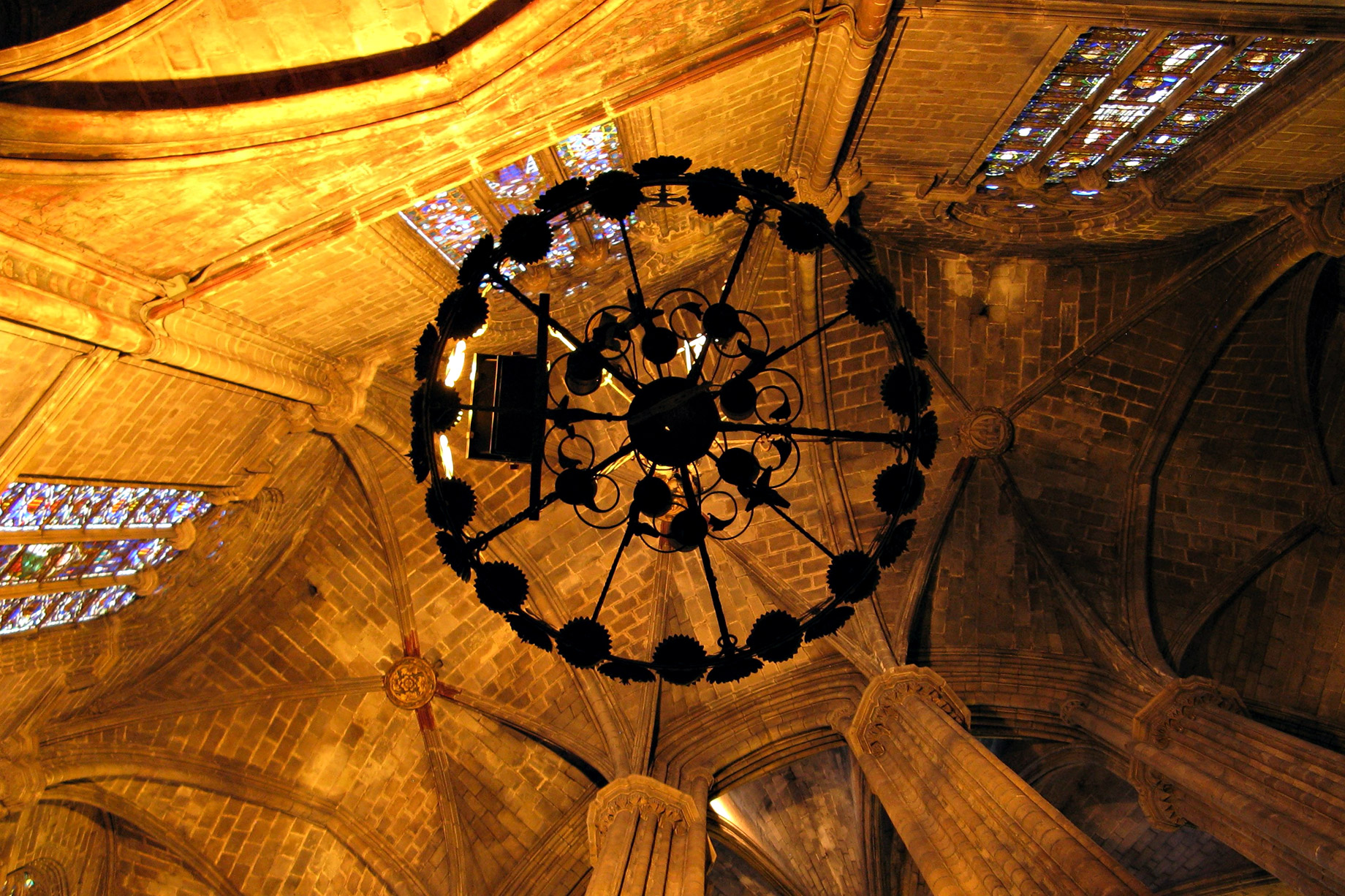 Gothic Lighting in a Castle