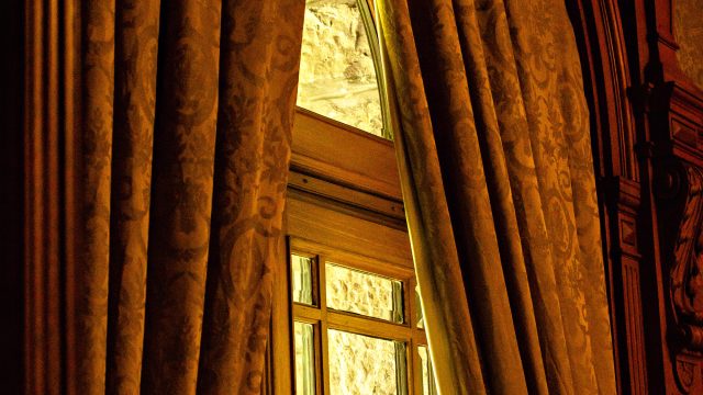 Heavy Curtains in a Castle