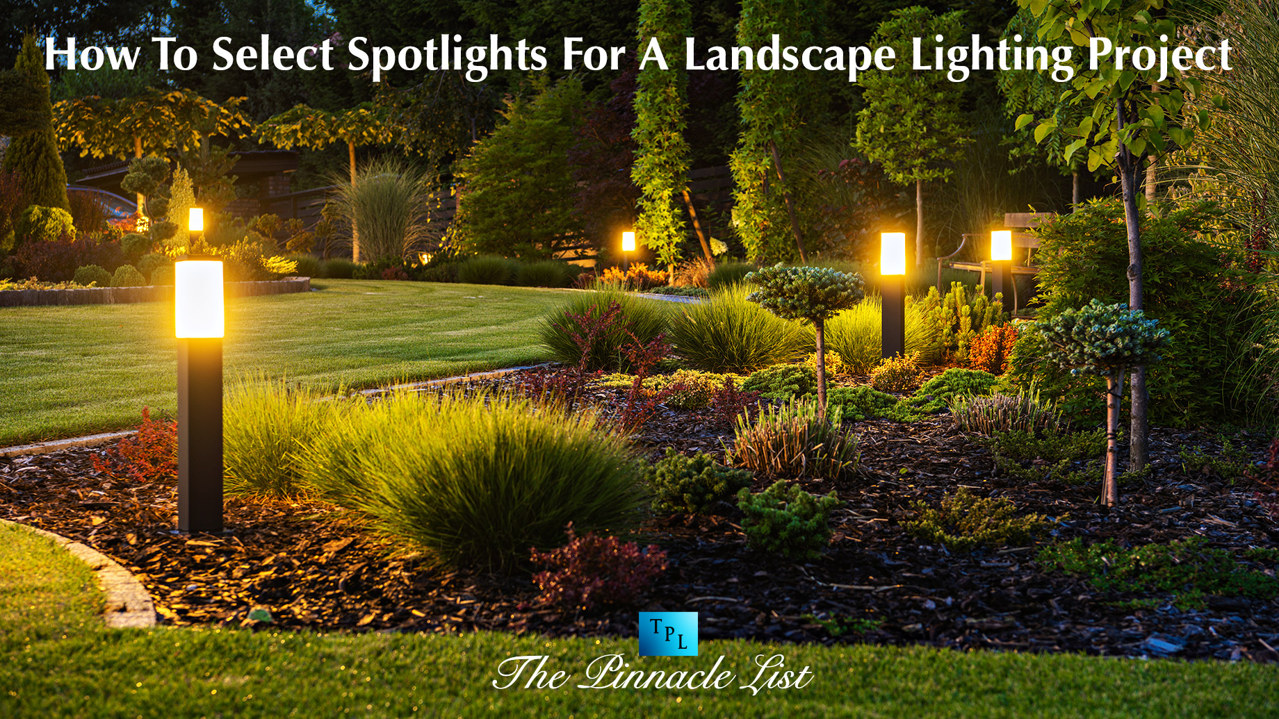 How To Select Spotlights For A Landscape Lighting Project
