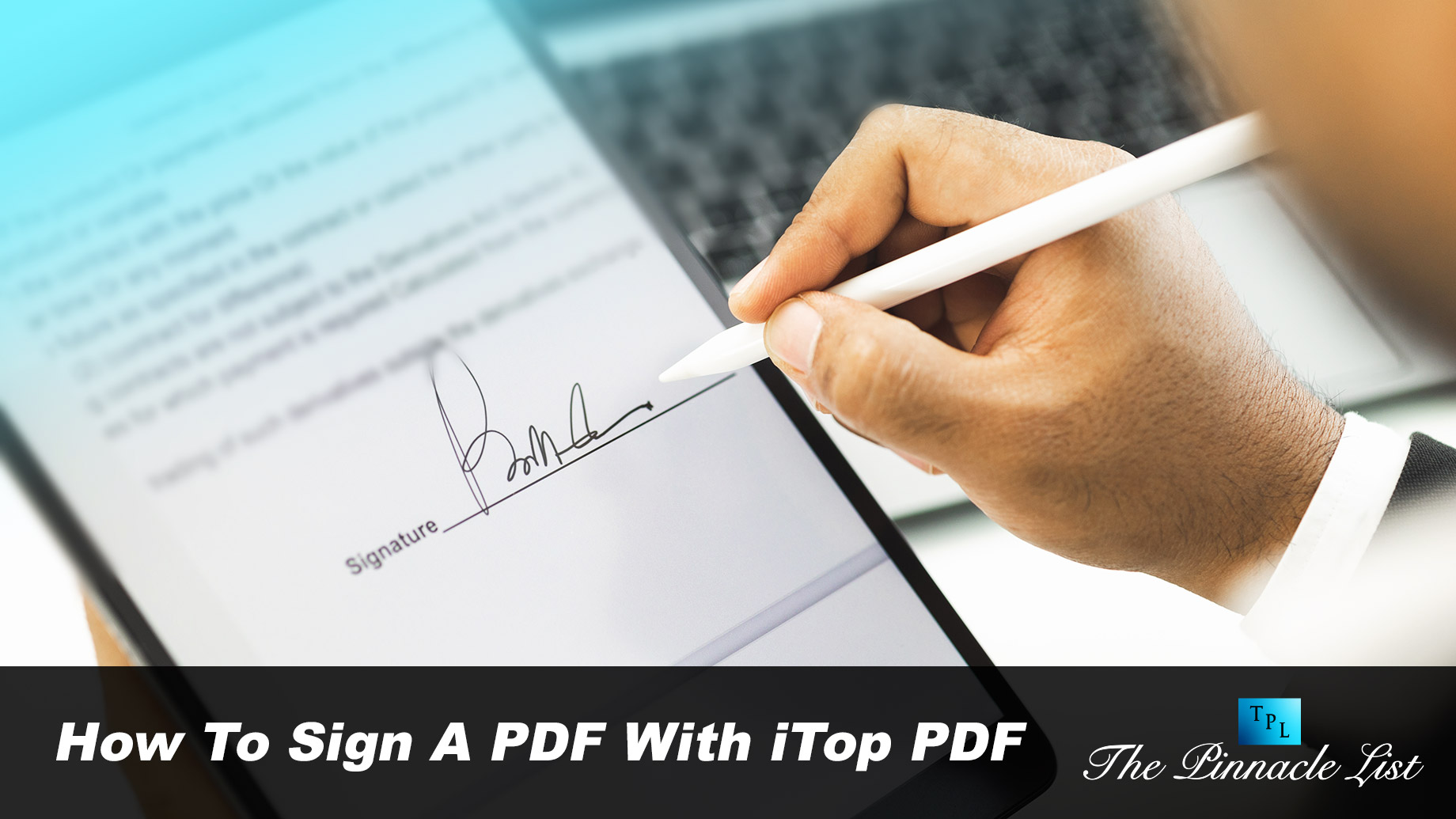 How To Sign A PDF With iTop PDF