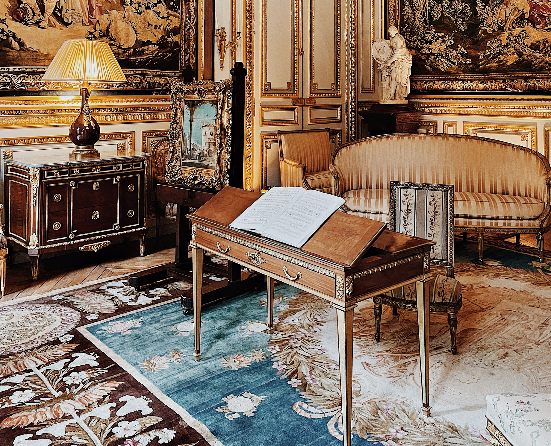 Medieval-style Rugs in a Castle