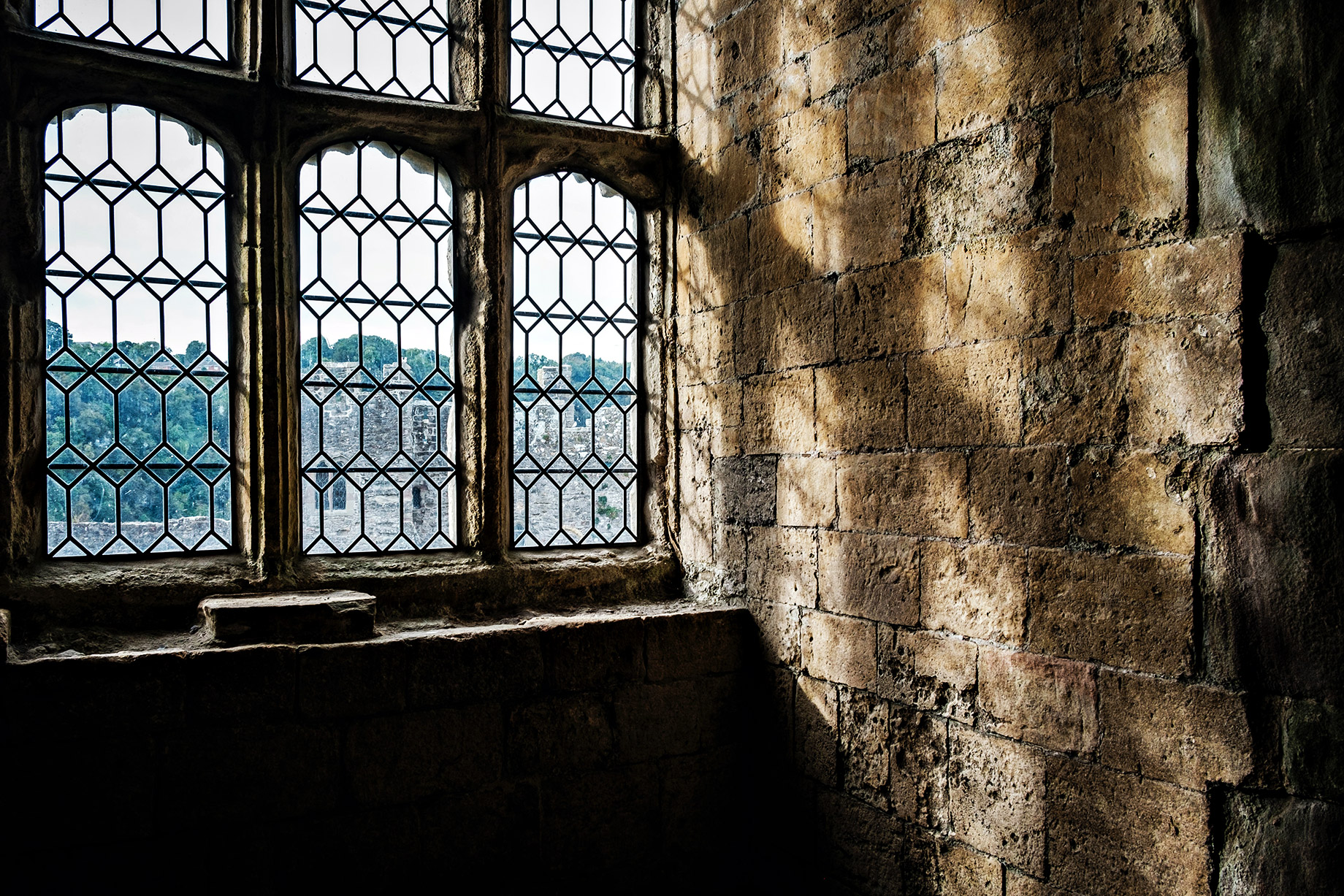 Stone Walls in a Castle