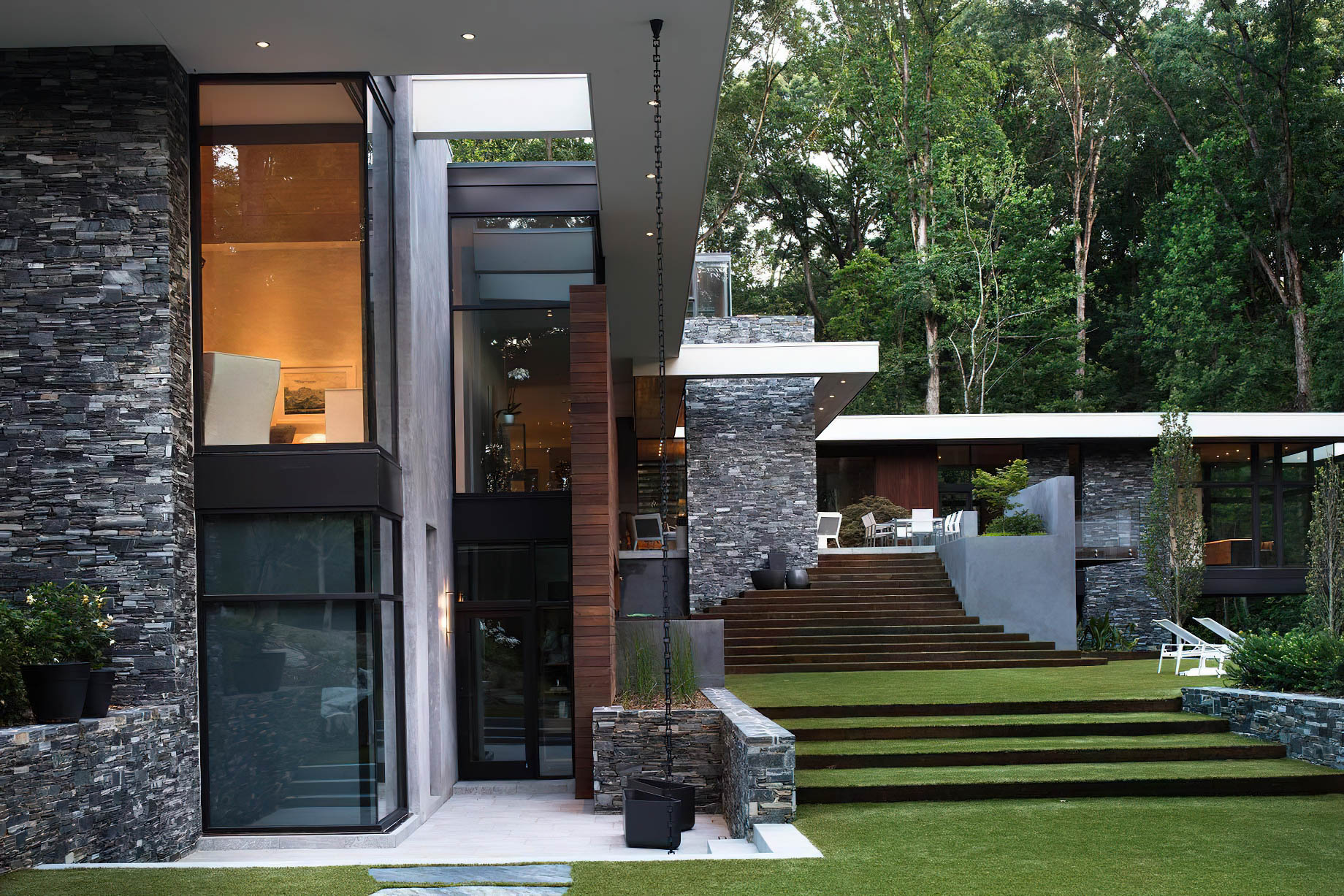 043 – Highcourt Bridge House Residence – Atlanta, GA, USA – Modern Architectural Home