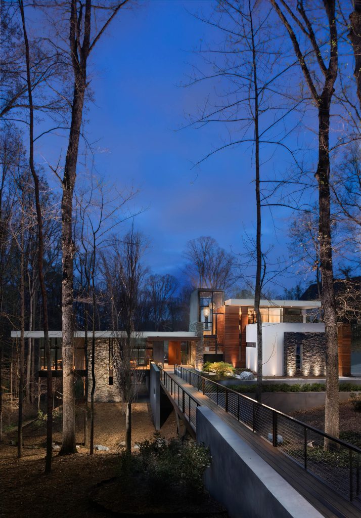 057 - Highcourt Bridge House Residence - Atlanta, GA, USA - Modern Architectural Home