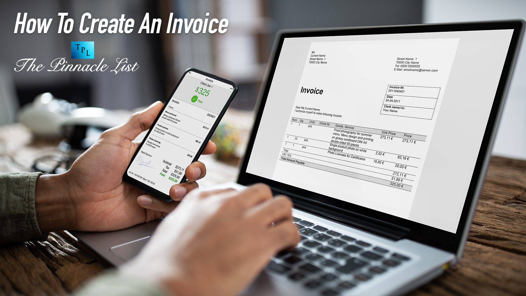 How To Create An Invoice