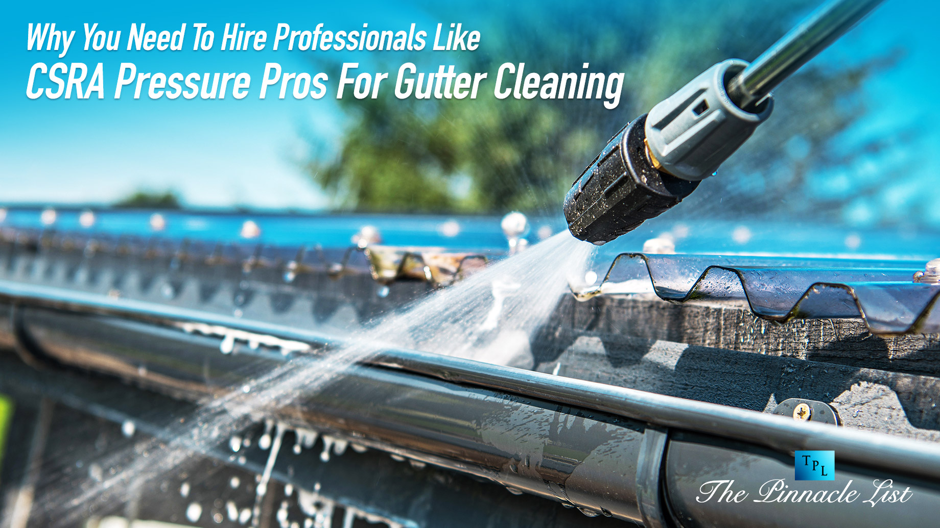 Why You Need To Hire Professionals Like CSRA Pressure Pros For Gutter Cleaning