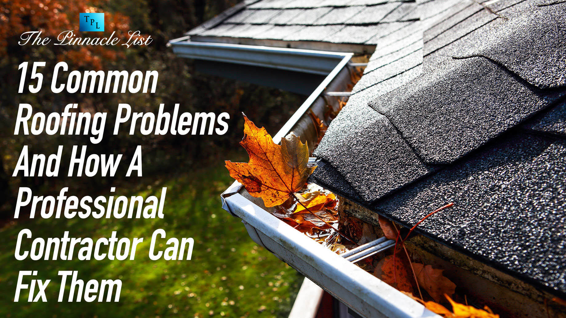 15 Common Roofing Problems And How A Professional Contractor Can Fix Them