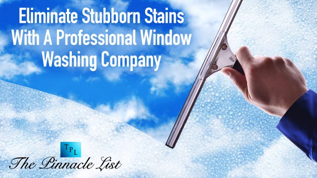 Eliminate Stubborn Stains With A Professional Window Washing Company