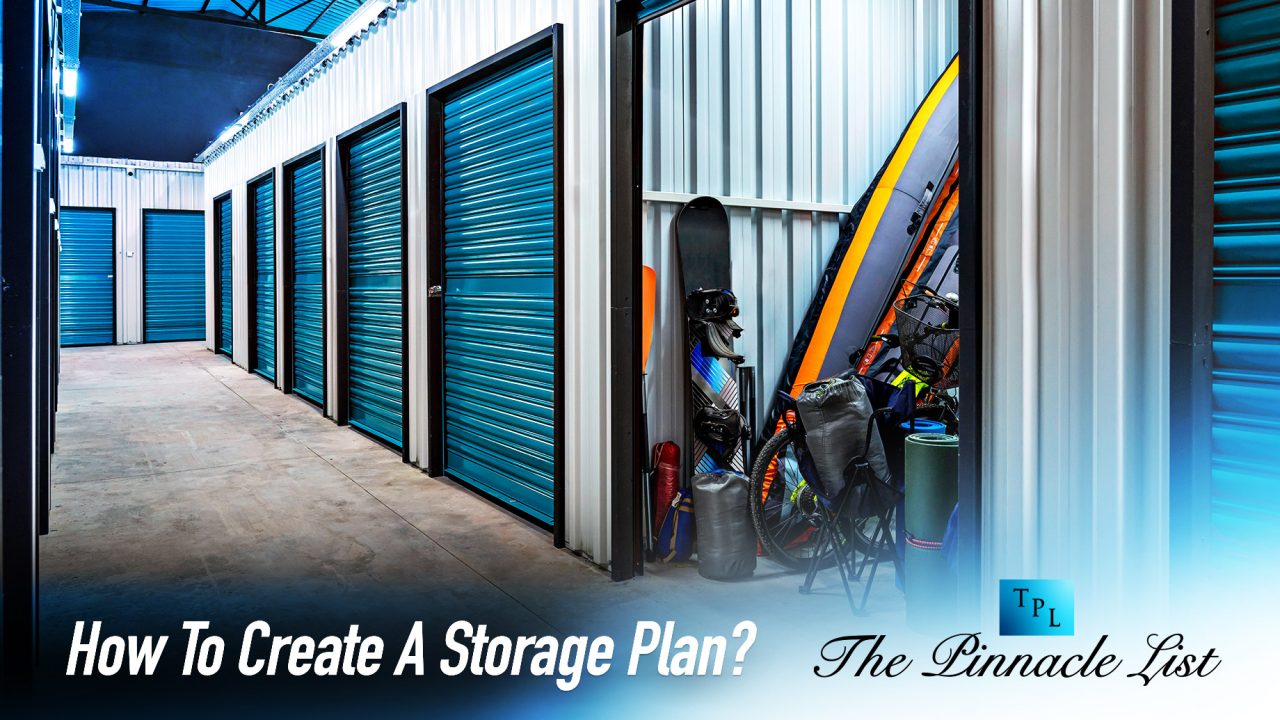 How To Create A Storage Plan?