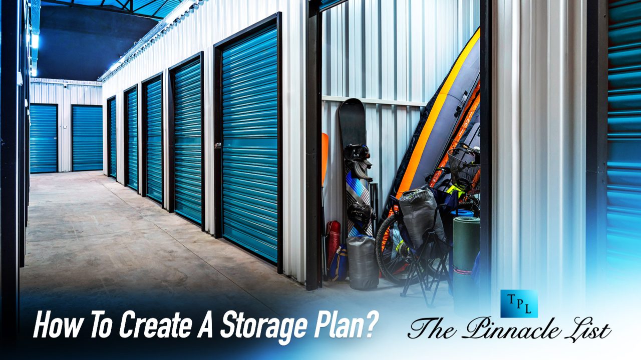 How To Create A Storage Plan?