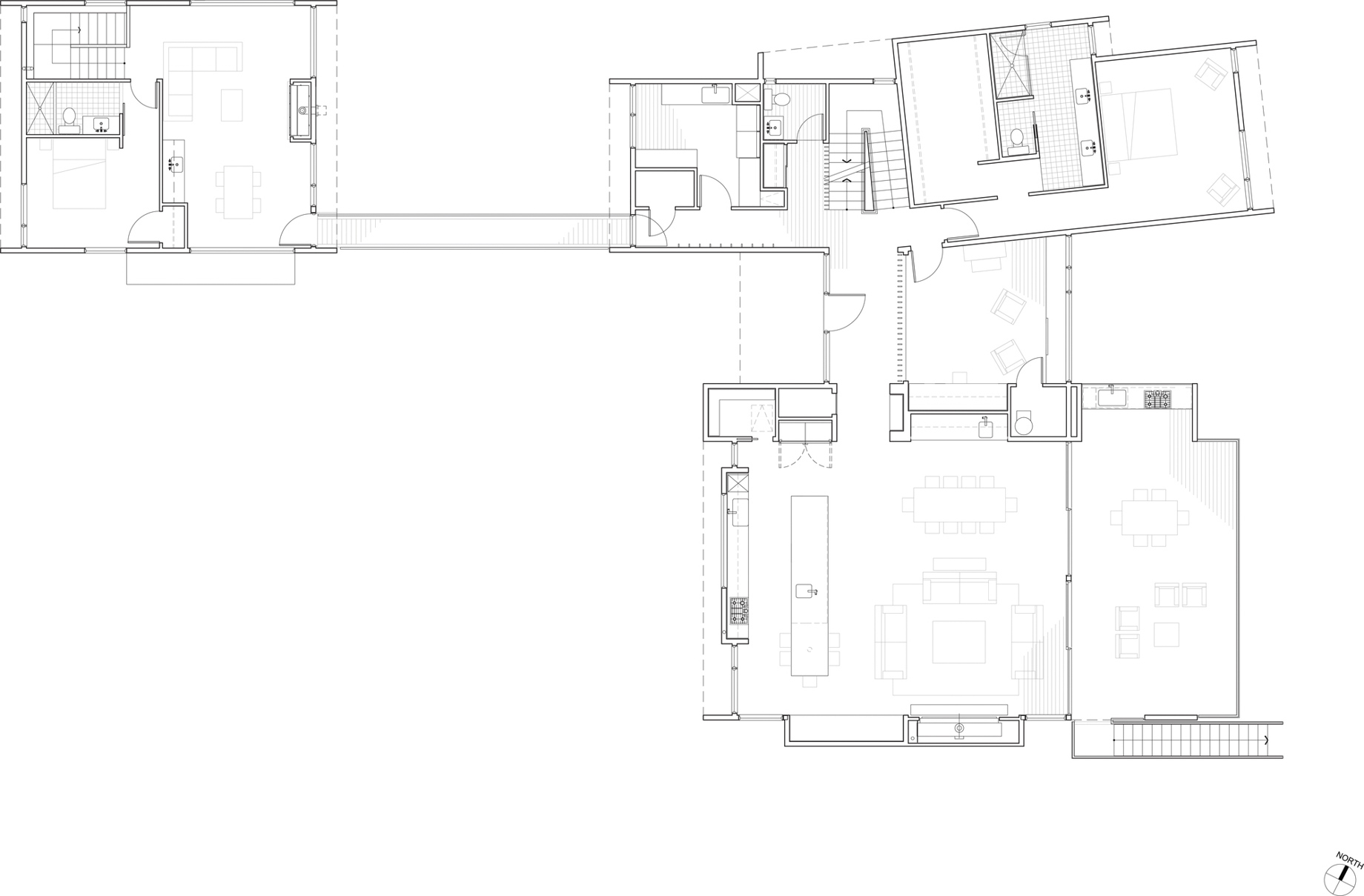 Floor Plan – Cedar Island River Residence – West Linn, OR, USA