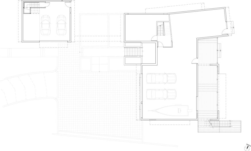 Floor Plan - Cedar Island River Residence - West Linn, OR, USA