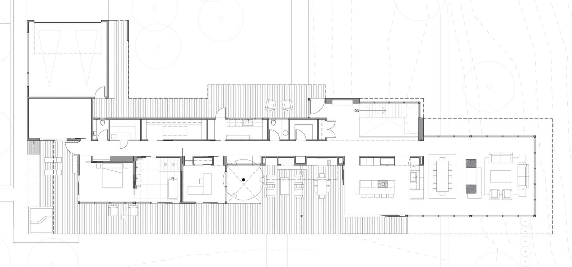 Floor Plan – Five Peaks Lookout Residence – Yamhill County, OR, USA
