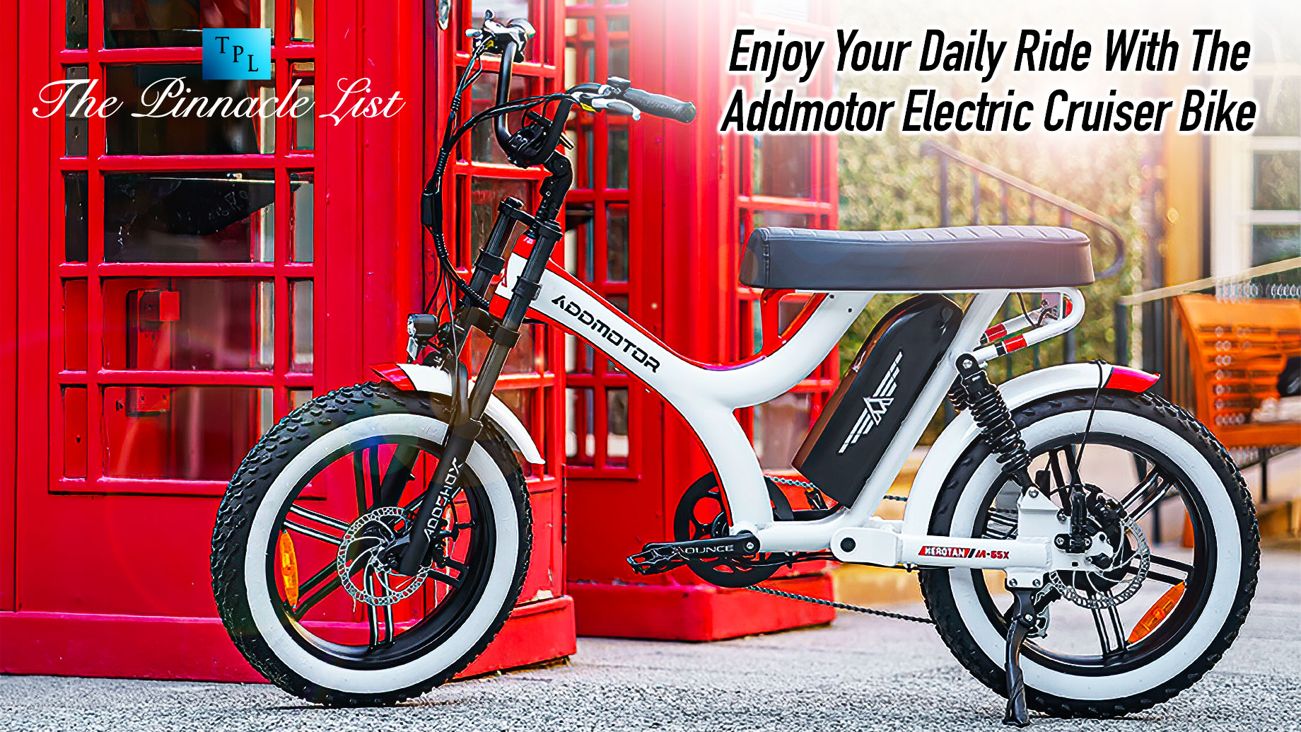 Enjoy Your Daily Ride With The Addmotor Electric Cruiser Bike