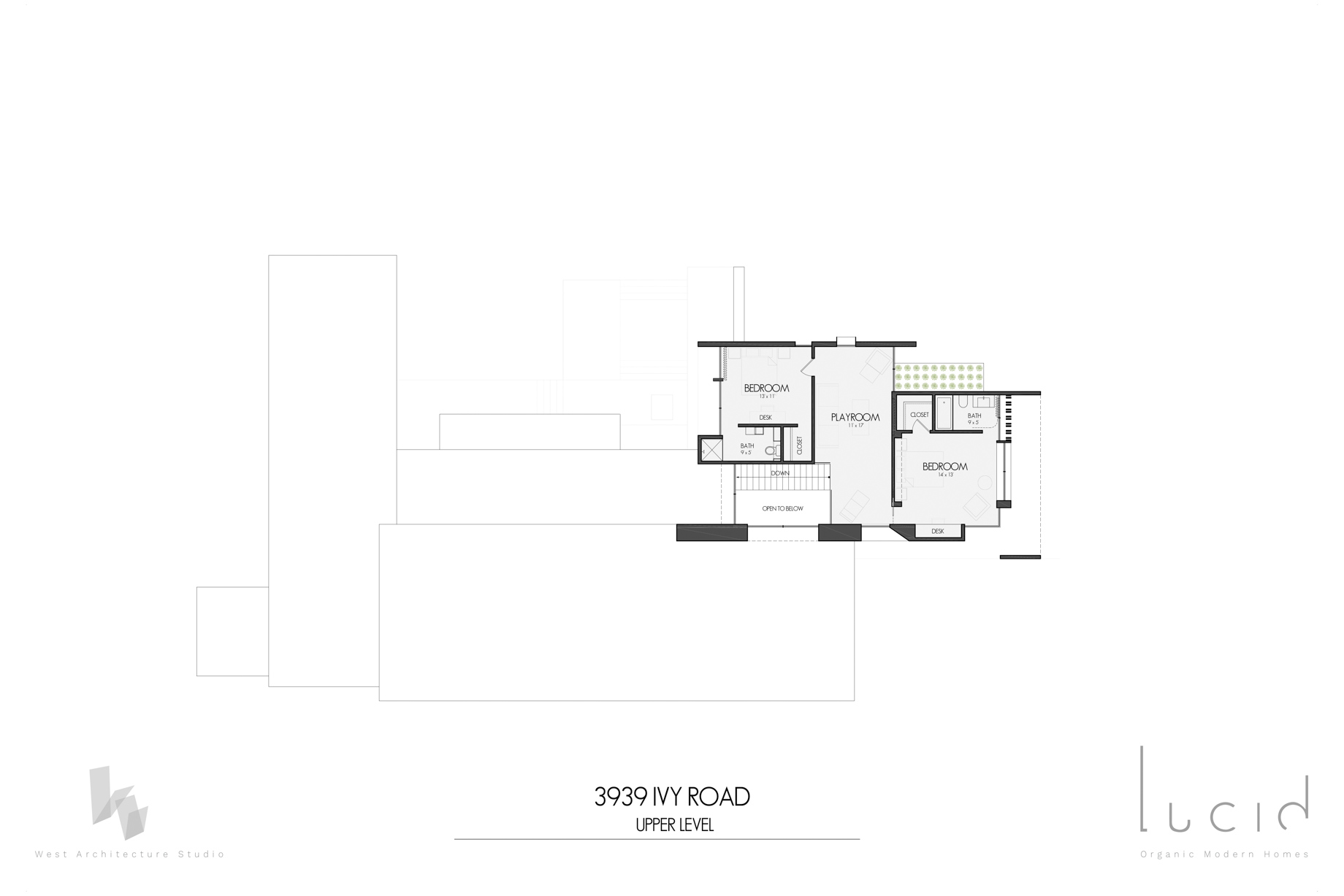 Floor Plan - 3939 Ivy Rd NE, Atlanta, GA, USA - Upper Level