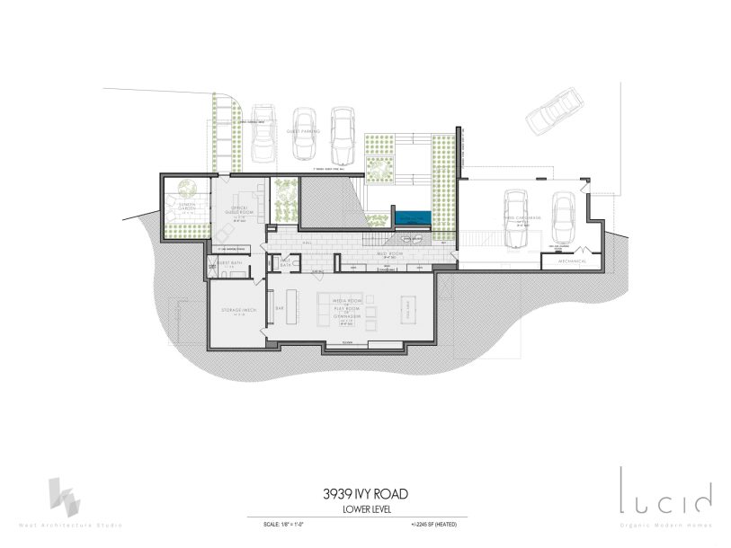 Floor Plan - 3939 Ivy Rd NE, Atlanta, GA, USA - Basement Level