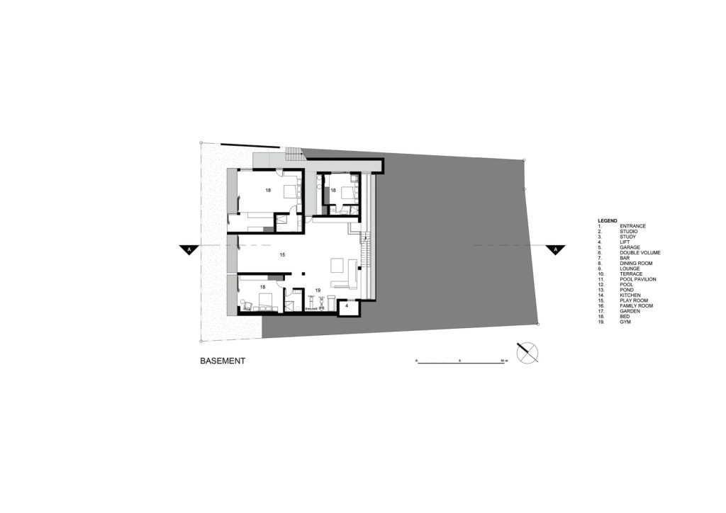 Floor Plan - Boma House SAOTA Villa - Clifton, Cape Town, South Africa