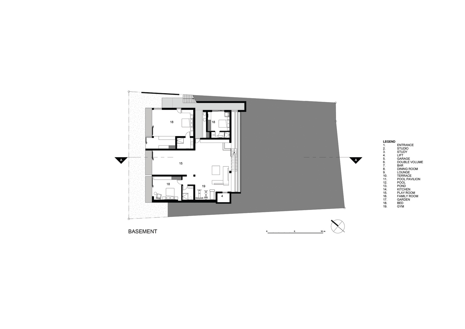 Floor Plan – Boma House SAOTA Villa – Clifton, Cape Town, South Africa