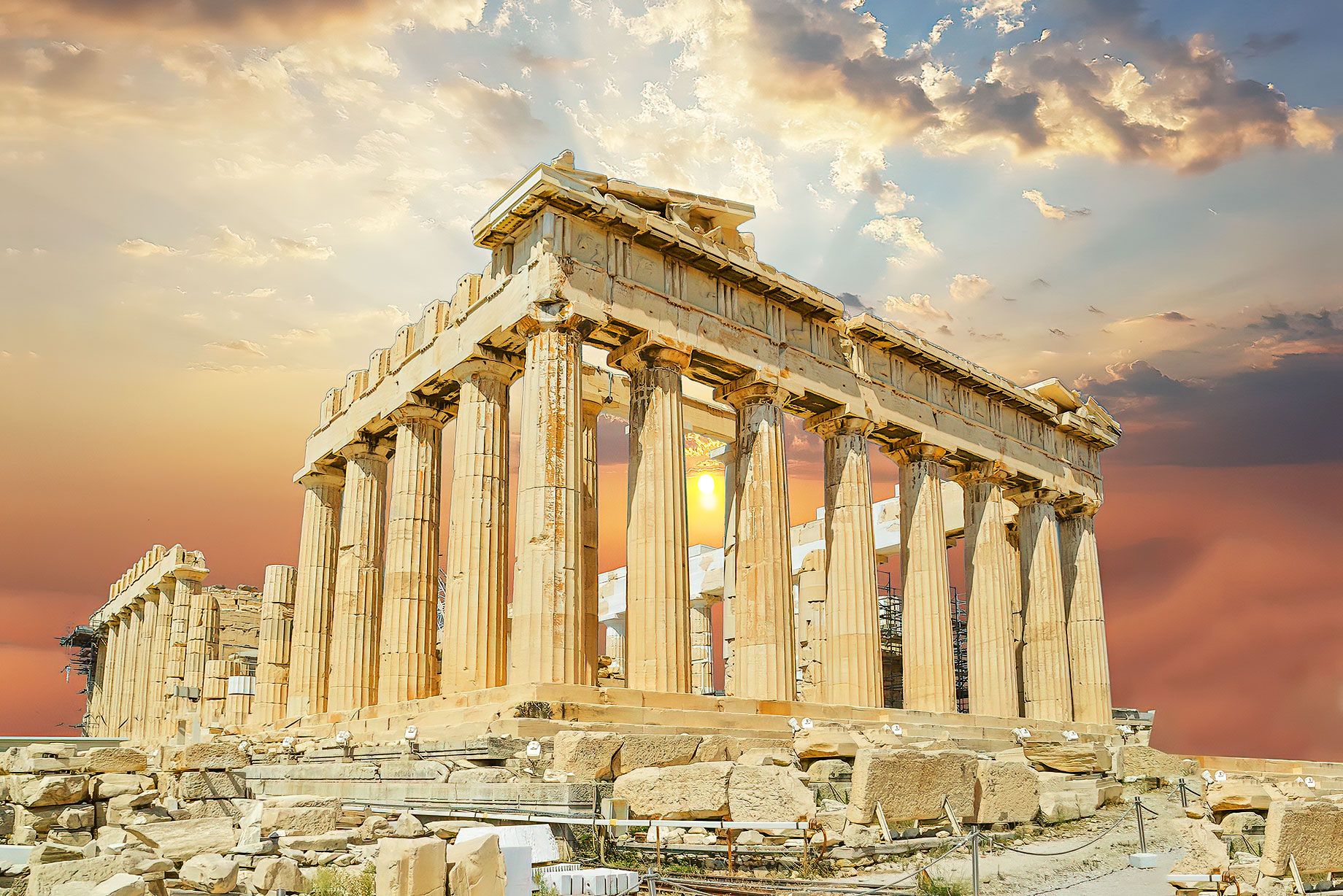 Ancient Greece – Parthenon Temple – Acropolis of Athens