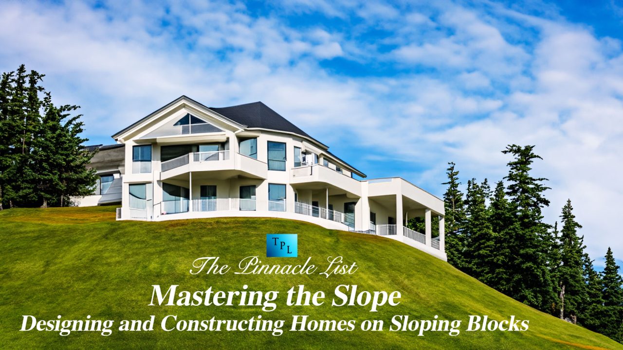 Mastering The Slope Designing And Constructing Homes On Sloping Blocks