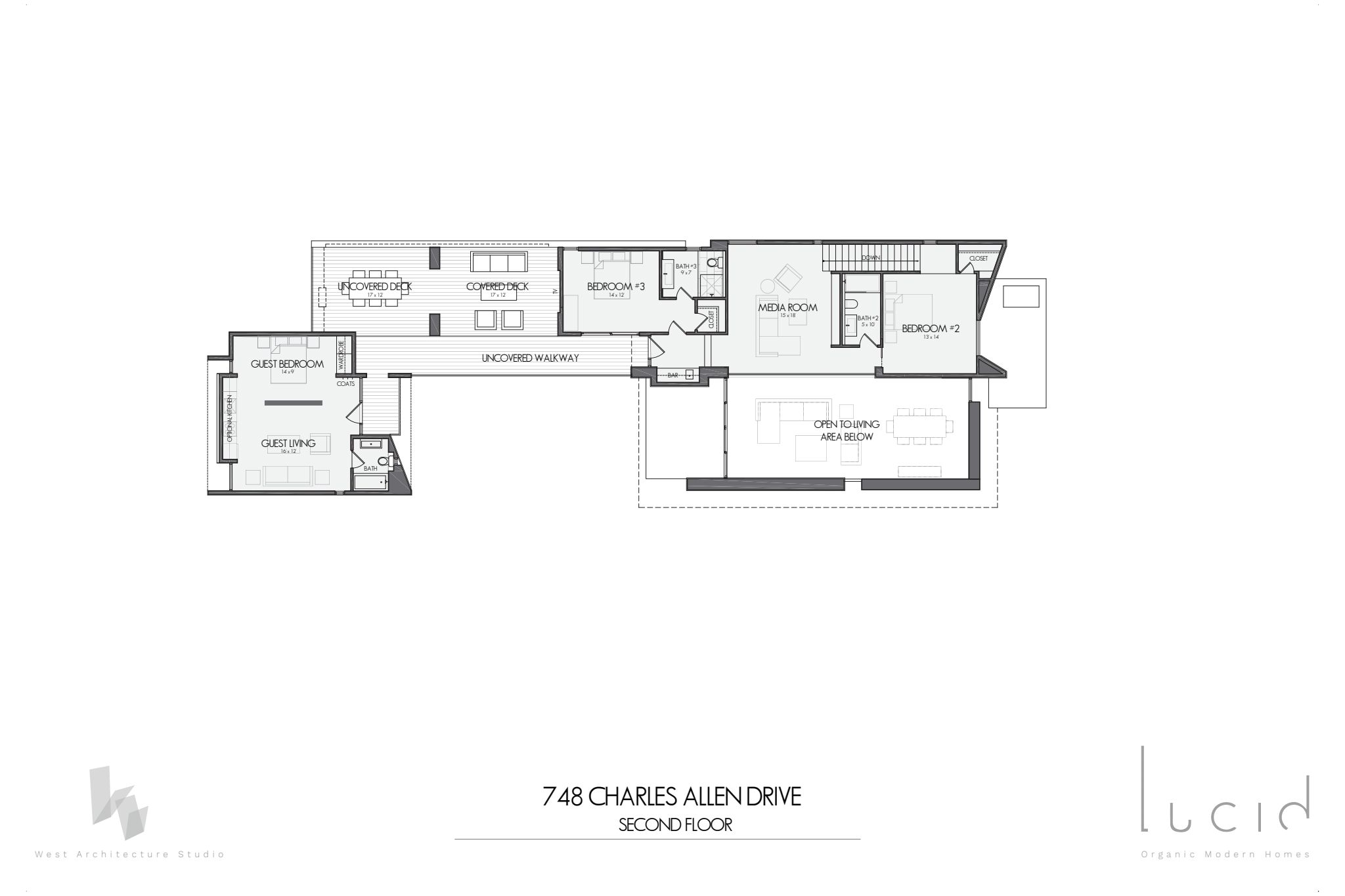 Floor Plan - 748 Charles Allen Drive NE, Atlanta, GA, USA - Second Floor