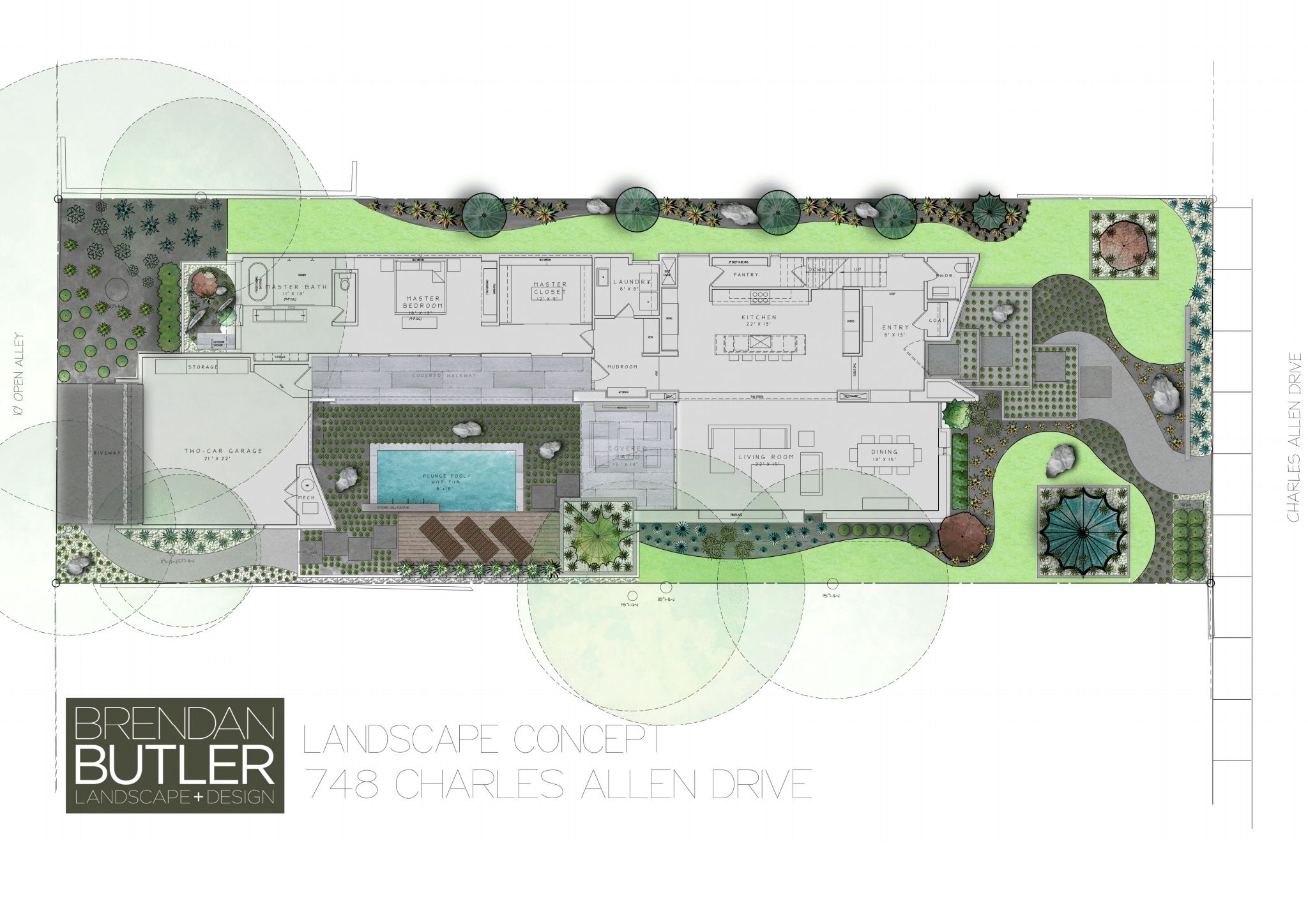 Site Plan - 748 Charles Allen Drive NE, Atlanta, GA, USA