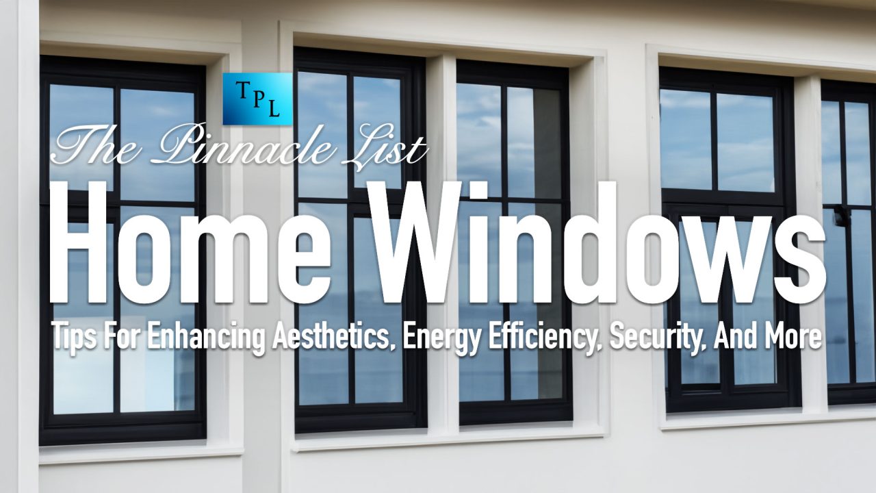 Home Windows: Tips For Enhancing Aesthetics, Energy Efficiency, Security, And More