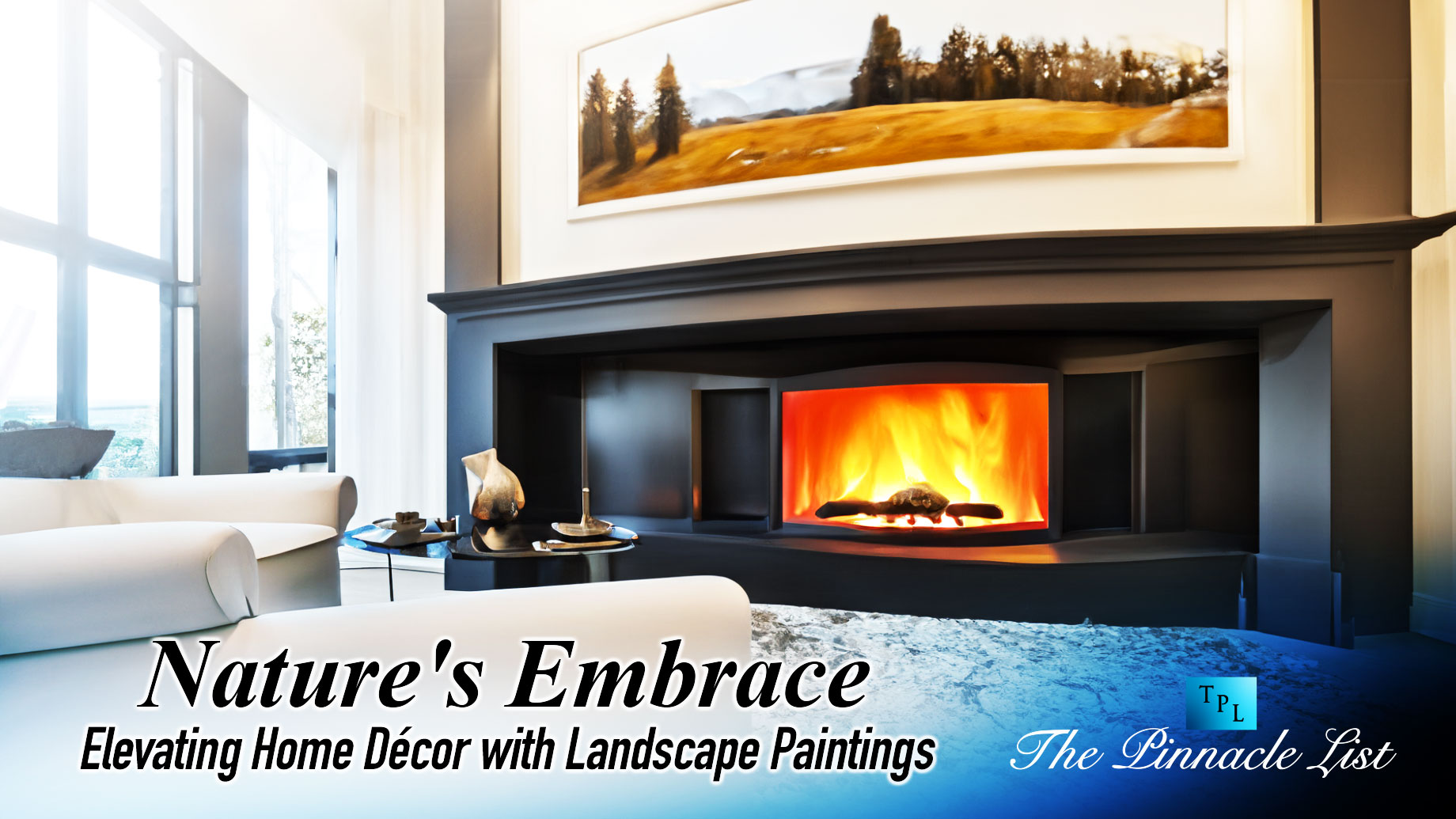 Nature's Embrace: Elevating Home Décor with Landscape Paintings