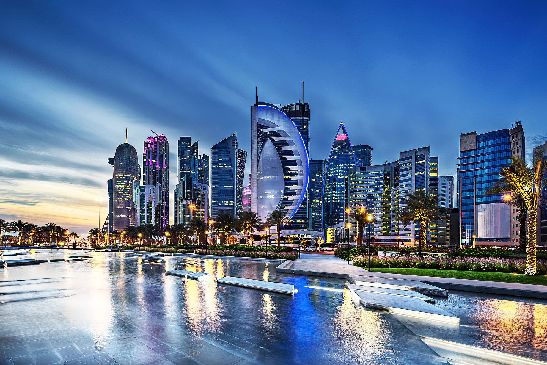 West Bay on the Corniche – Doha, Qatar