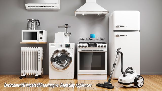 Environmental Impact of Repairing vs. Replacing Appliances
