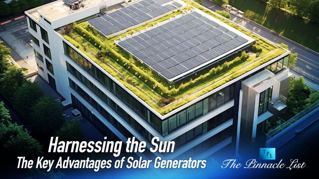 Harnessing the Sun: The Key Advantages of Solar Generators