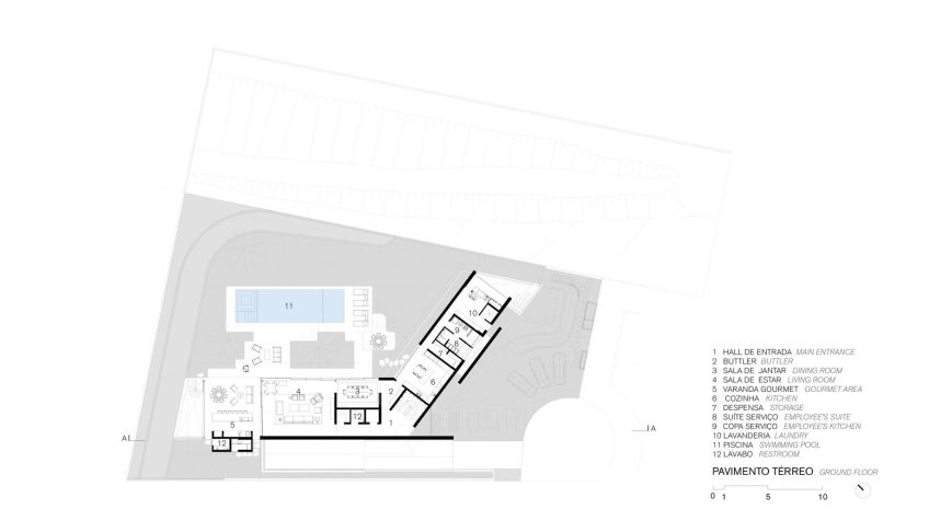 CWN House - Santana de Parnaíba, São Paulo, Brazil - Floor Plan