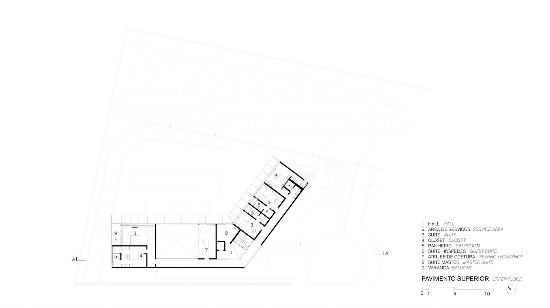 CWN House – Santana de Parnaíba, São Paulo, Brazil – Floor Plan