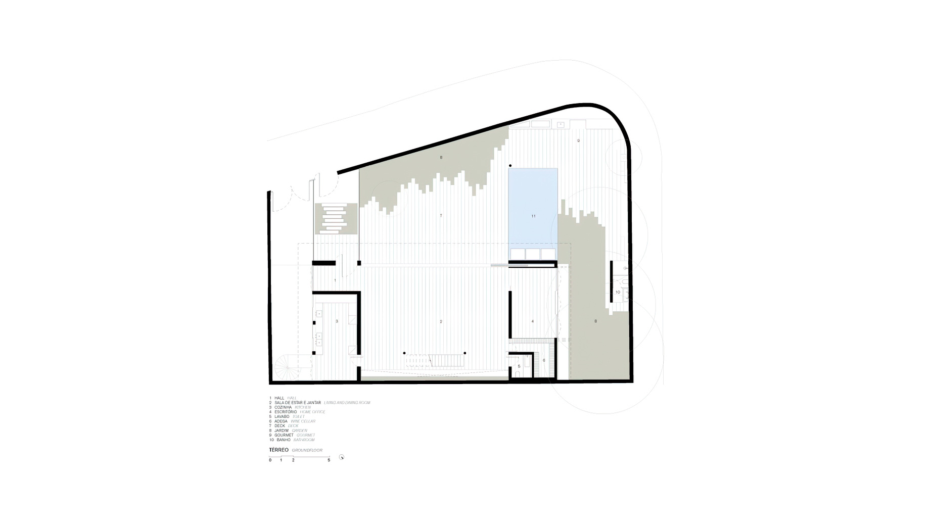 JZL House Modern Residence – Leblon, Rio de Janeiro, Brazil – Floor Plans