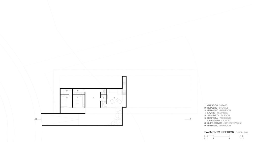 JCA House Summer Residence - Trancoso, Bahia, Brazil - Floor Plan